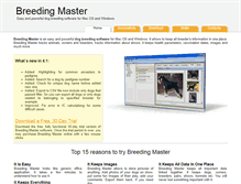 Tablet Screenshot of breedingmaster.com